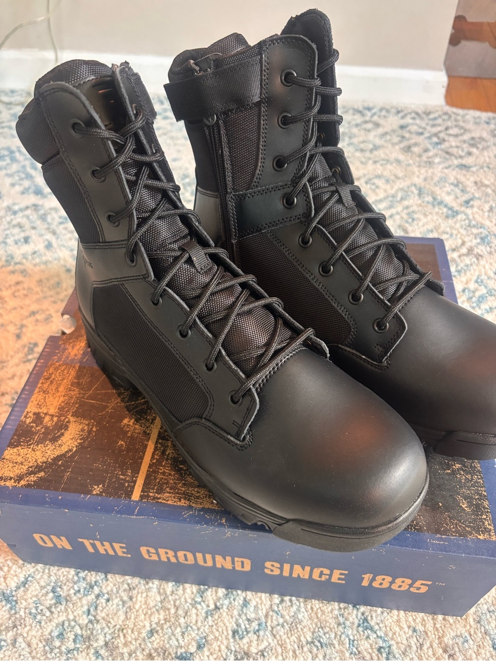 Bates Black Tactical Lace-Up Boots